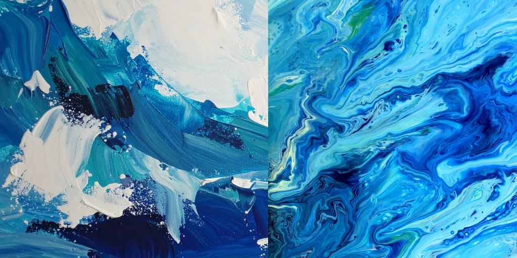 Blue in Art