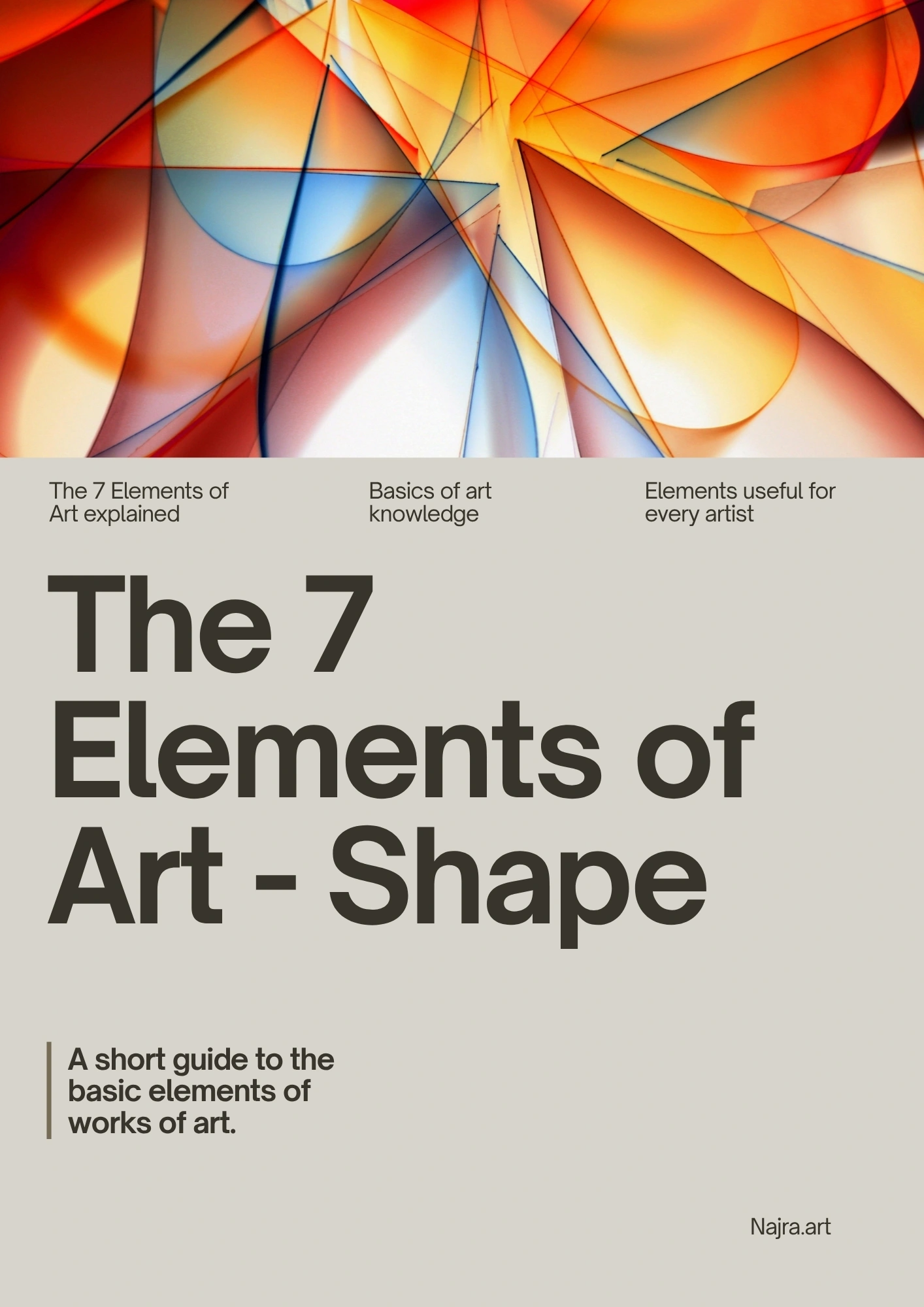 7 Elements of Art - Shape 16 7 Elements of Art - Shape-Najra.Art